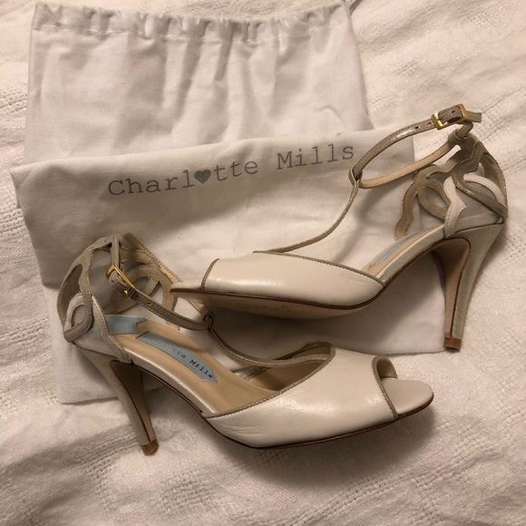 Anthropologie BHLDN Charlotte Mills Heart T-Straps - Picture 3 of 5